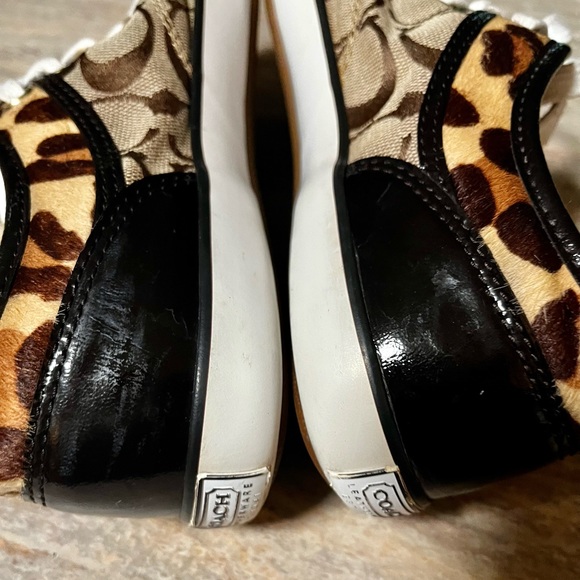 Coach Zorra sneakers with cheetah print on the back - Picture 8 of 16